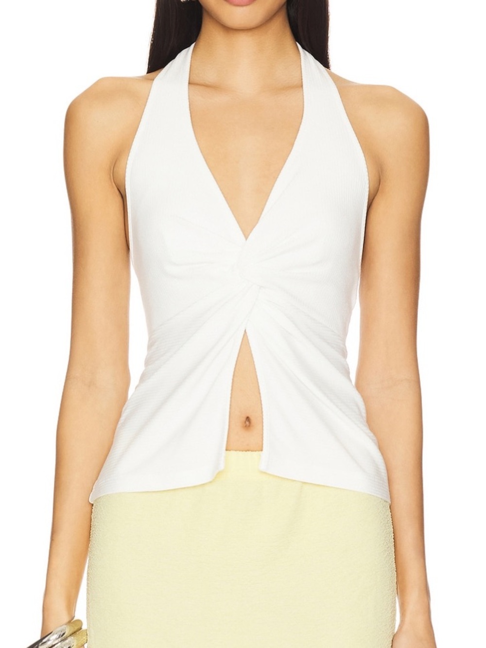 LSpace Callie Halter Top in Cream